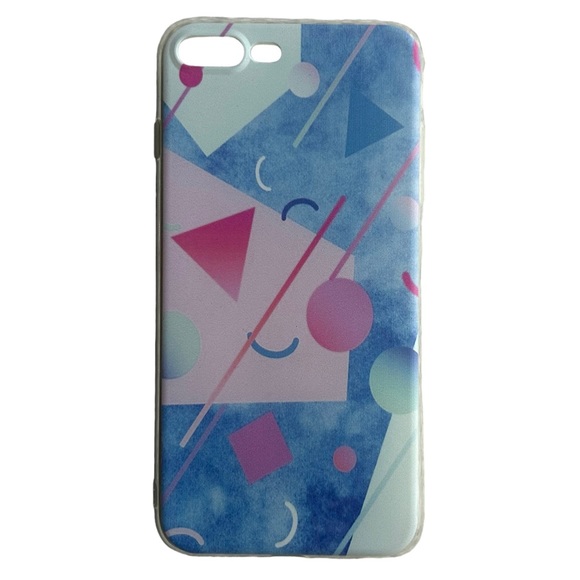 retro 80s pattern phone case - Picture 2 of 4